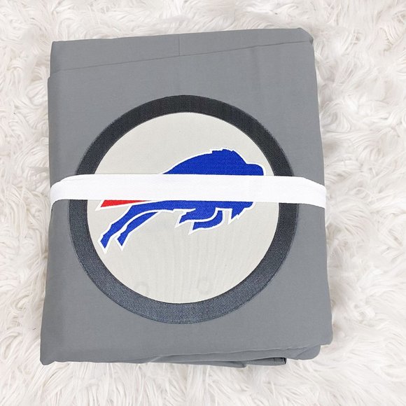 Pottery Barn Teen Other - Pottery Barn Teen NFL Patch Twin Duvet Buffalo Bills Gray NEW
